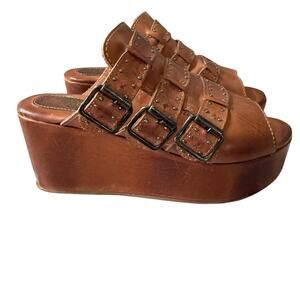 Freebird by Steven Landi Platform Sandals Shoes Women’s 8 NEW